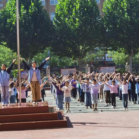 多彩课间 助力“双减”——淇县红旗路小学