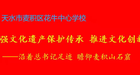 寻访总书记足迹——麦积山石窟参观活动