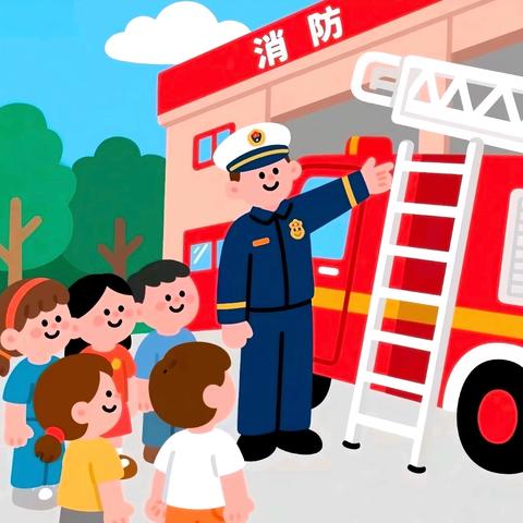 探秘消防大队，争当安全小卫士——递铺中心幼儿园雾山分园大二班小组活动