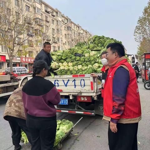 【启工街道启园社区】“邻里有温度”幸福手拉手 秋菜规范售