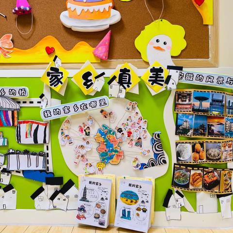 望江路幼儿园中三班开展“家乡最美”主题活动