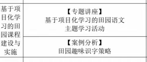 海南省2023年乡镇小学骨干教师学科专业能力提升培训项目语文学科（二）