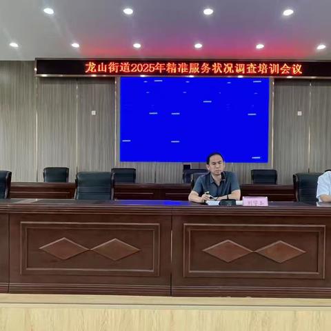 龙山街道残联开展2025年精准服务状况调查培训会议