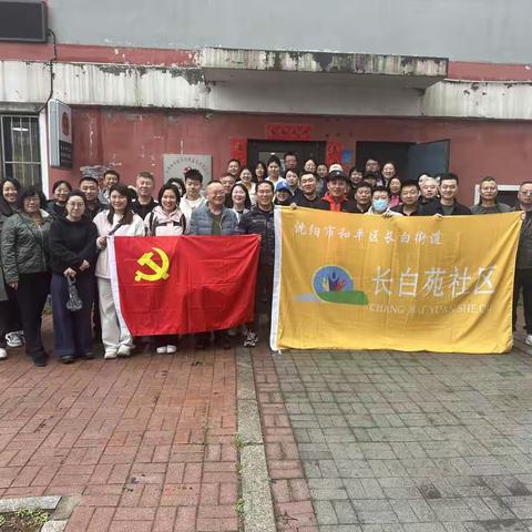党员齐行动  院落焕新容