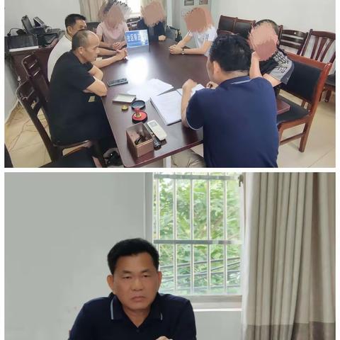 临高县司法局调楼司法所依法为社区矫正对象举行入矫宣告
