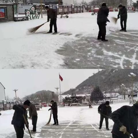 以雪为令，迅速行动——大五里镇开展清雪行动