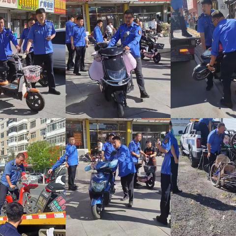 大洼中队：全力做好双节前市容管理工作