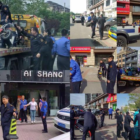 综合执法大洼中队通力协作 开展常态化管理整治活动