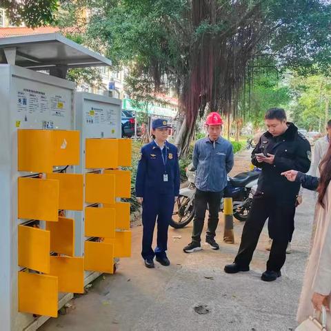 海口市开展电动自行车换电站点联合执法行动
