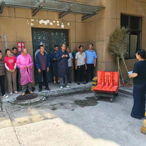 闻汛而动砺精兵 以练备战筑防线——韩北社区防汛应急演练