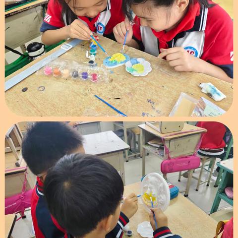 阳泉十中小学部2025—2026学年第一学期彩绘石膏班级社团