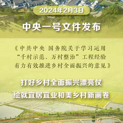 2024年中央一号文件公布