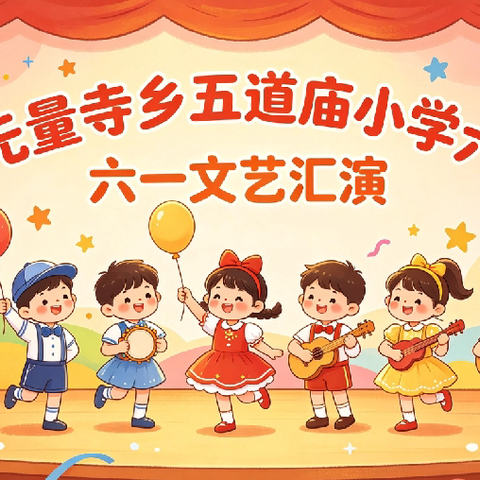 童心向阳绽芳华，欢歌笑语庆六一——无量寺乡五道庙小学六一文艺汇演