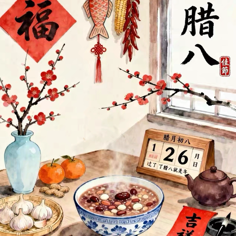 “浓浓腊八节，满满中国味”—单县人民路幼儿园腊八节活动