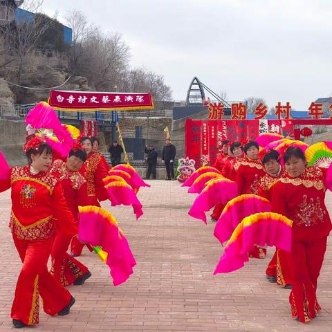 锣鼓喧天贺新春——白寺镇白寺村文艺表演队开展巡演活动