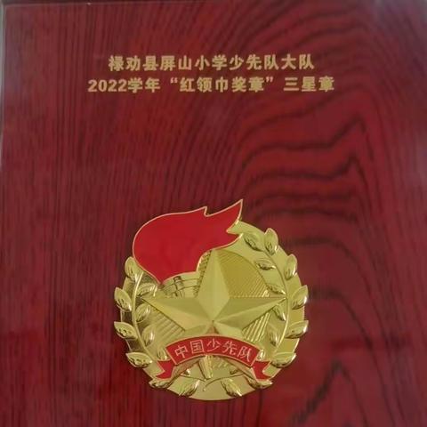 逐梦红领巾，争章好少年  屏山小学2022——2023学年“红领巾奖章”三星章荣获者