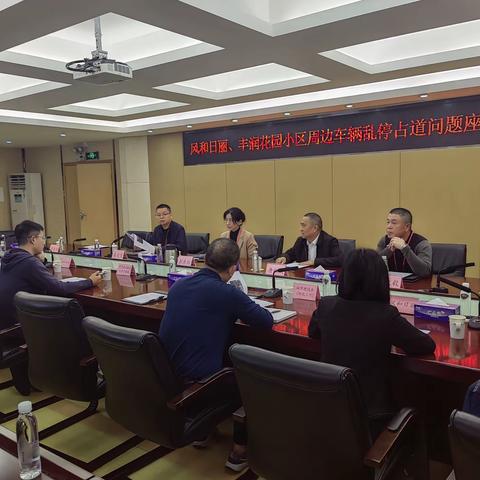 民新、民乐人大代表社区联络站组织人大代表、政协委员开展风和日丽、丰润花园周边车辆违停占道问题座谈推进会及视察活动