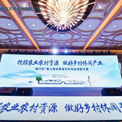 “建行杯”第七届安徽省农村创业创新大赛成功举办