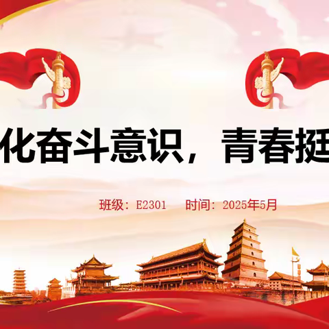 “强化奋斗意识，青春挺膺担当”主题团日活动