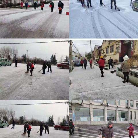 颜庄街道：以雪为令，闻令而动，为群众扫出“平安路”