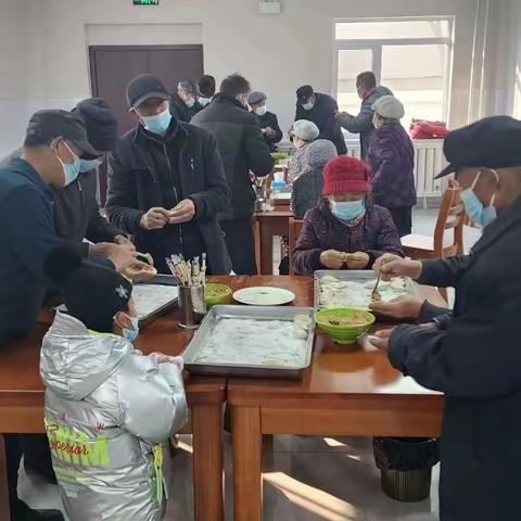 怀远路街道综合服务养老中心“富宁村幸福食堂”—“喜迎冬至  和谐邻里”冬至包饺子活动