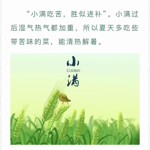 【“时”“食”用心，守护“睛”彩】 省直一幼•龙康分园节气护眼菜肴驿站——小满