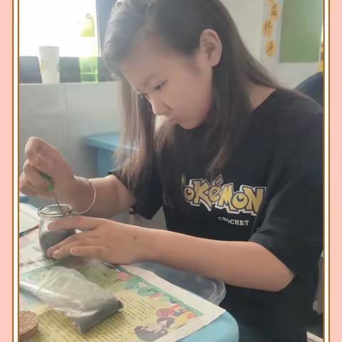 固彩沙画 沙瓶——五彩斑斓 五颜六色的小圆点沙瓶画开始制作啦！