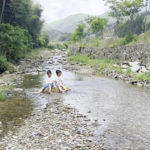 🌼 双马尾与溪流的春日约会