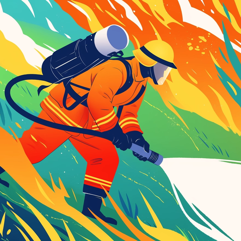 护林防火 共筑绿色屏障(仝家岭第三网格）