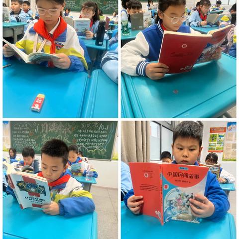 品民间故事韵，传中华语言美———长鸿学校小学部五年级读书活动