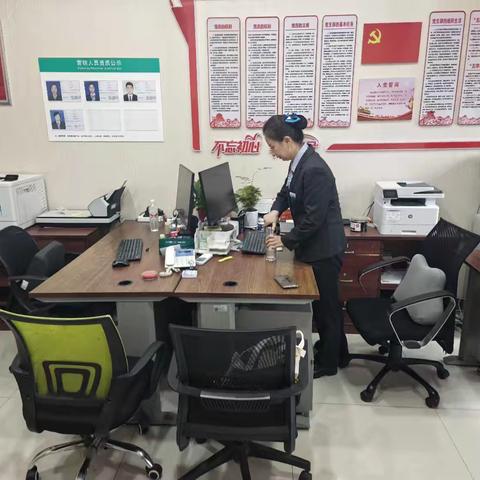 淮安农行大学城支行环境治理成效报告