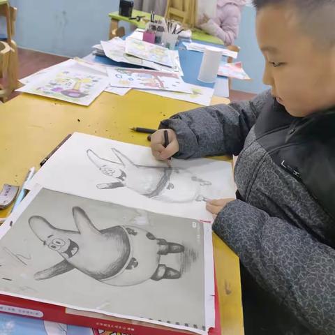 第一空间画室小学部近期作品一