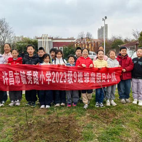 植此青绿，共赴春光🌳---毓秀路小学三年级九班社会实践活动