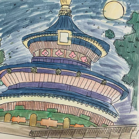 以彩色童年，着成长之梦——记弘文学校六年级美术绘画写生比赛