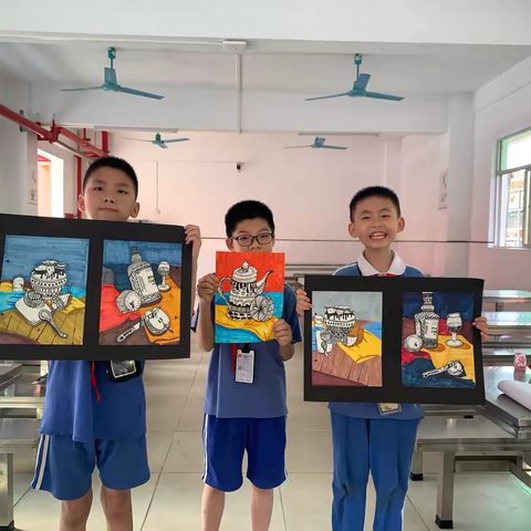 创意线描社团回顾与作品展