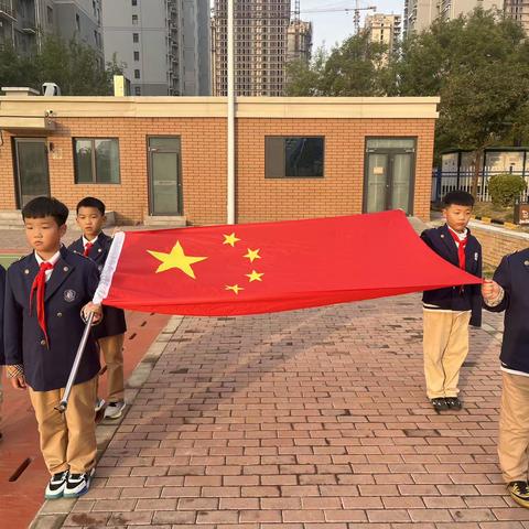 升旗仪式 |荀子实验第二小学·行为规范 点滴做起升旗仪式