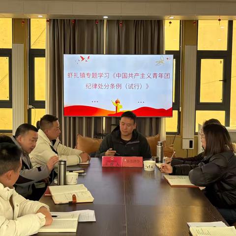 虾扎镇专题学习《中国共产主义青年团纪律处分条例（试行）》
