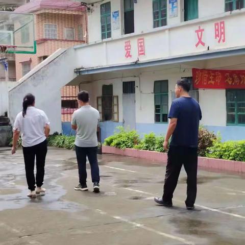 引江水入校，创文明校园——寨圩镇分村小学