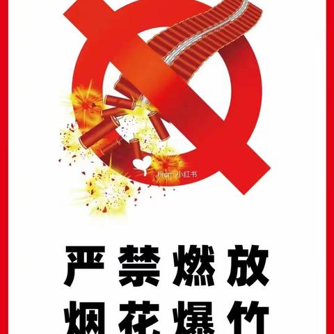 关于园区严禁燃放烟花爆竹温馨提示