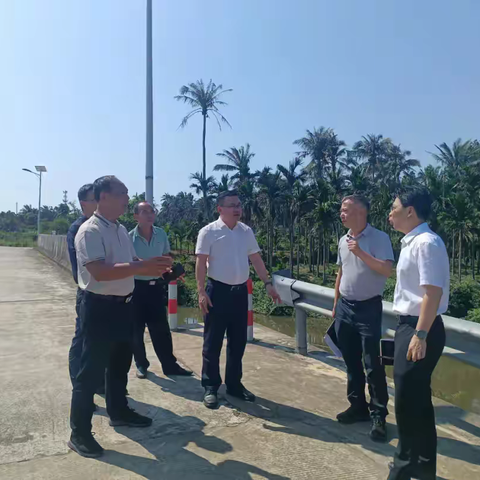 陈明雁带队调研防汛工作