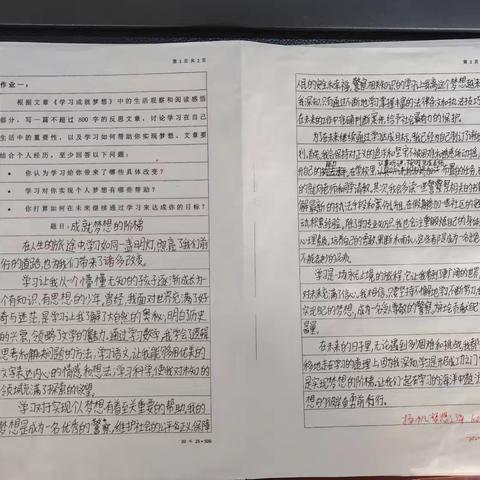 人教版2024年七年级上册道德与法治《学习成就梦想》作业设计