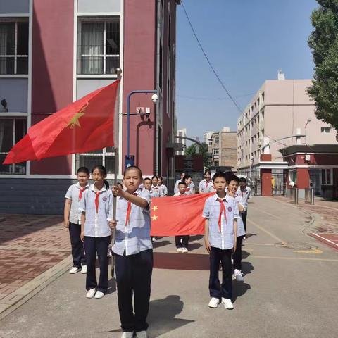 平城区第三十九校《学会感恩》升旗仪式