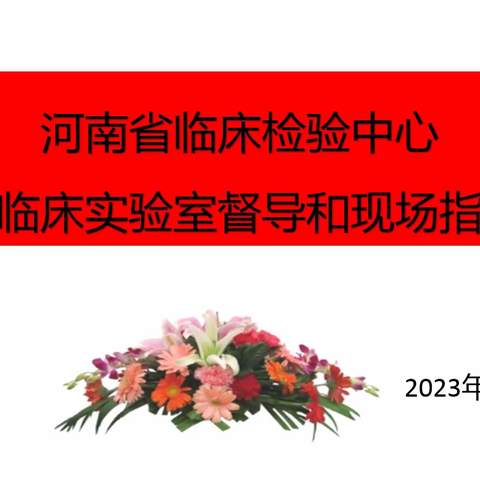 河南省临床检验中心对全省部分地市基层医疗机构临床实验室进行督导和现场指导及培训