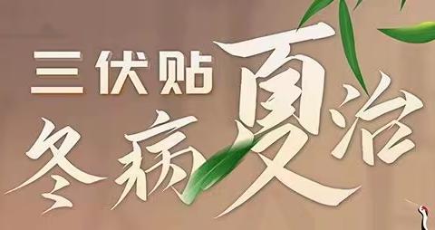 陇川县章凤镇社区卫生服务中心2023年三伏贴