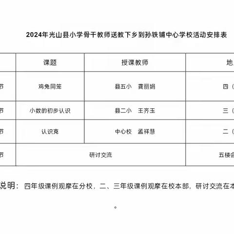 送教下乡沐春风，笃行致远共成长