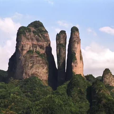 游江郎山