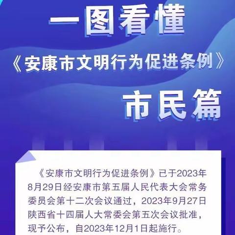 《安康市文明行为促进条例》，一起来学习吧！