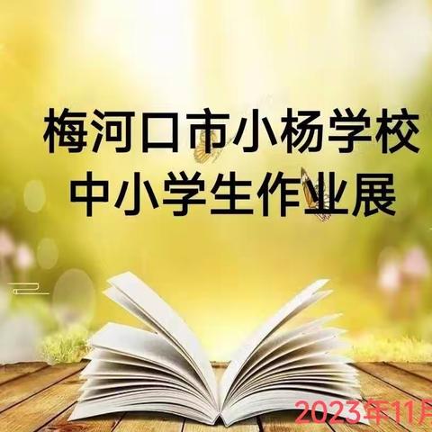 没有最好，只有更好——梅河口市小杨学校优秀作业展览纪实