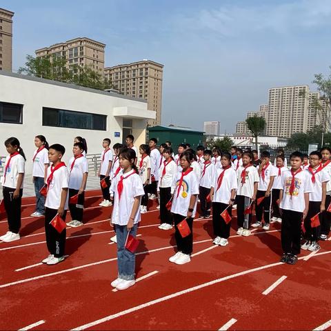 我爱中国 强国有我 —-滦州市第一实验小学升旗仪式