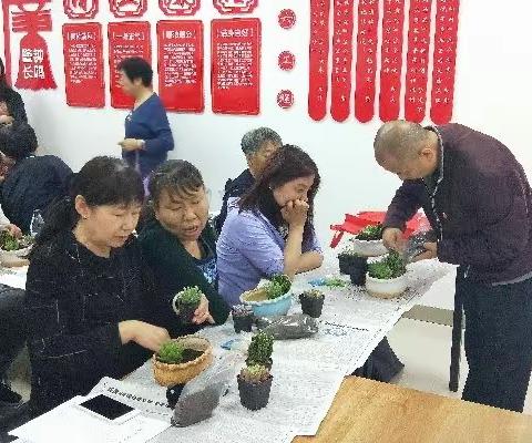 北郭乡东洋汎前街小学—花卉种植社区活动